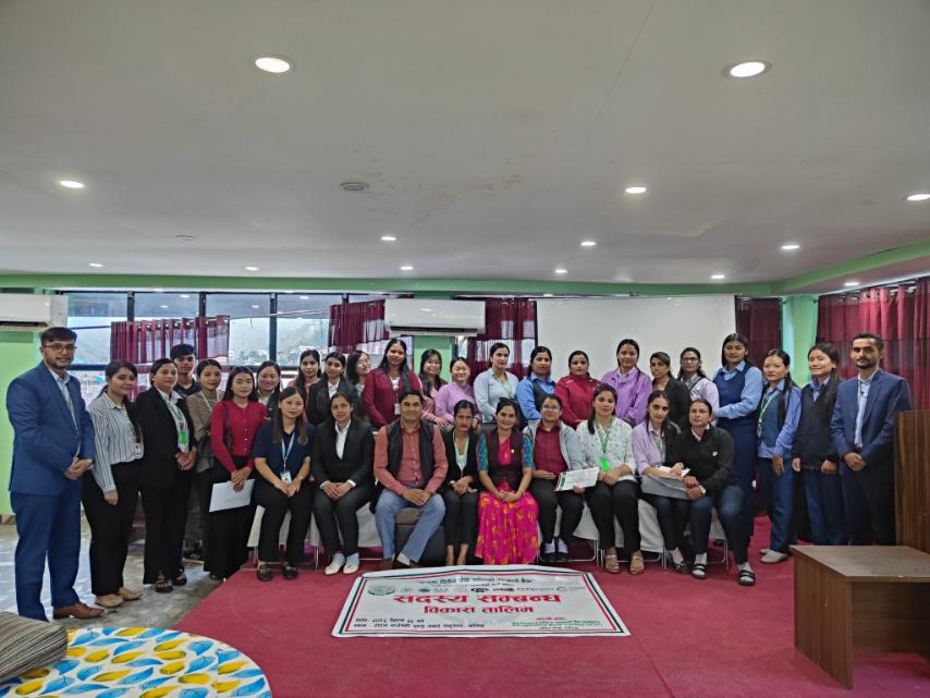 वालिङमा सञ्चालित सदस्य सम्बन्ध विकास तालिम