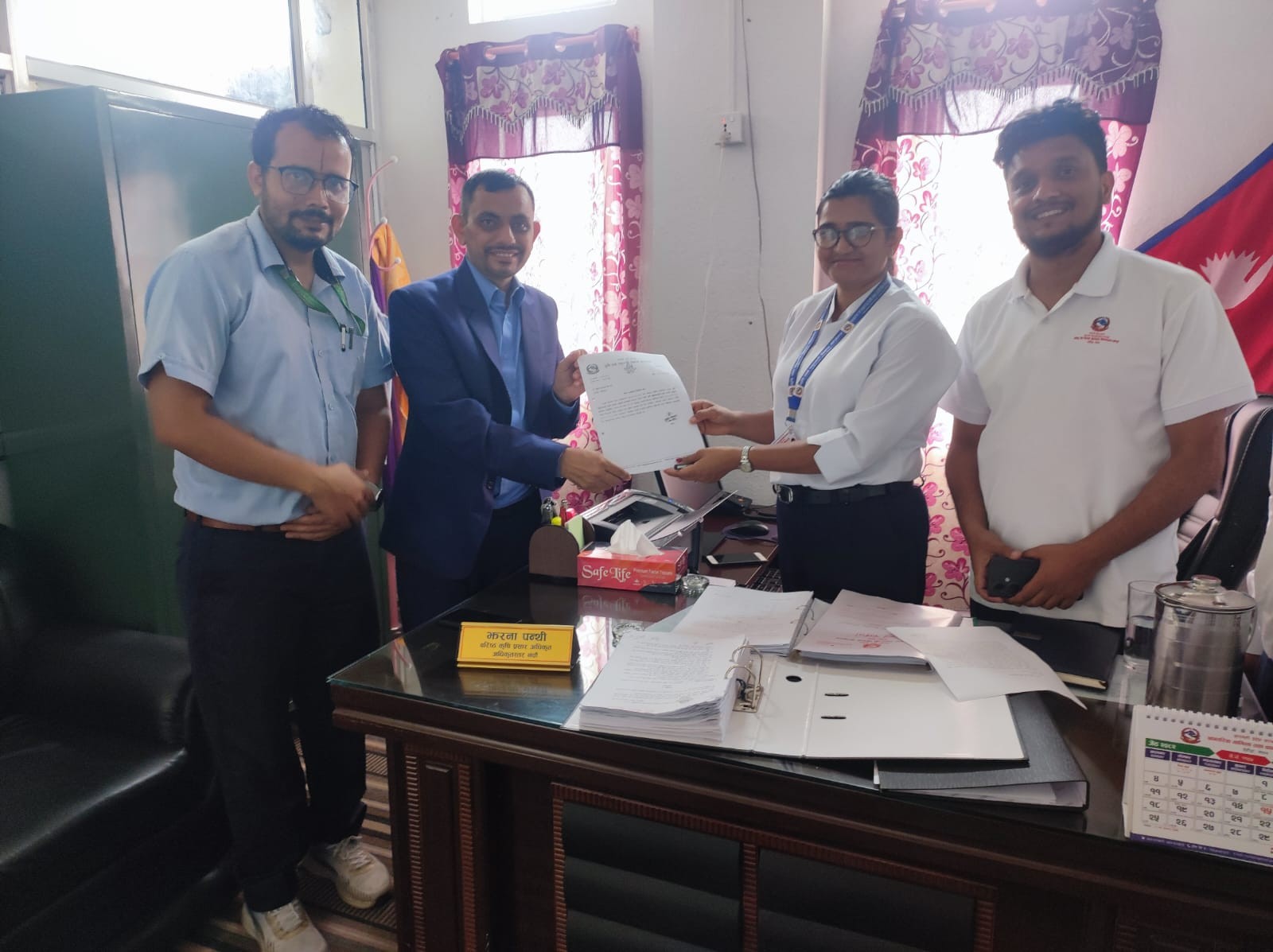 राष्ट्रिय सहकारी बैंक र बागमती प्रदेशको कृषि तथा पशुपन्छी विकास मन्त्रालय बीच कृषि कर्जामा ब्याज अनुदान उपलब्ध सम्झौता